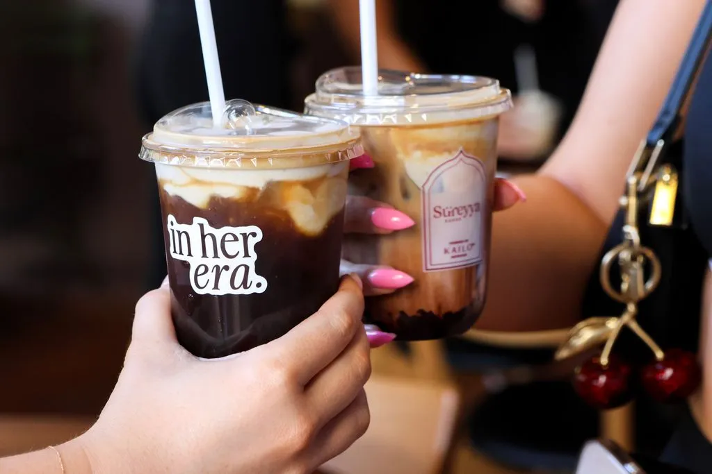 In Her Era and Süreyya drinks with branded cups